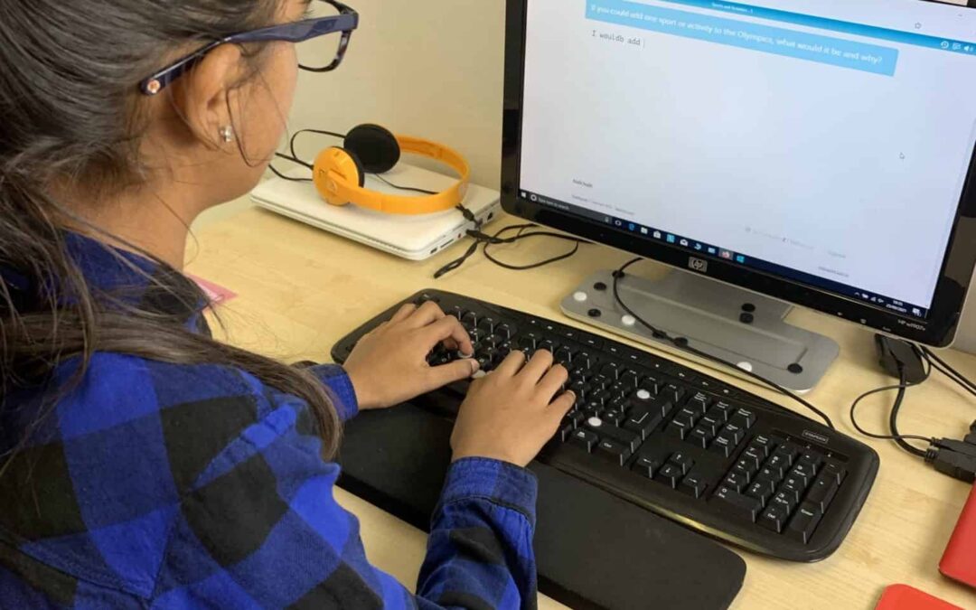 “I can ‘sort of’ touch type.”