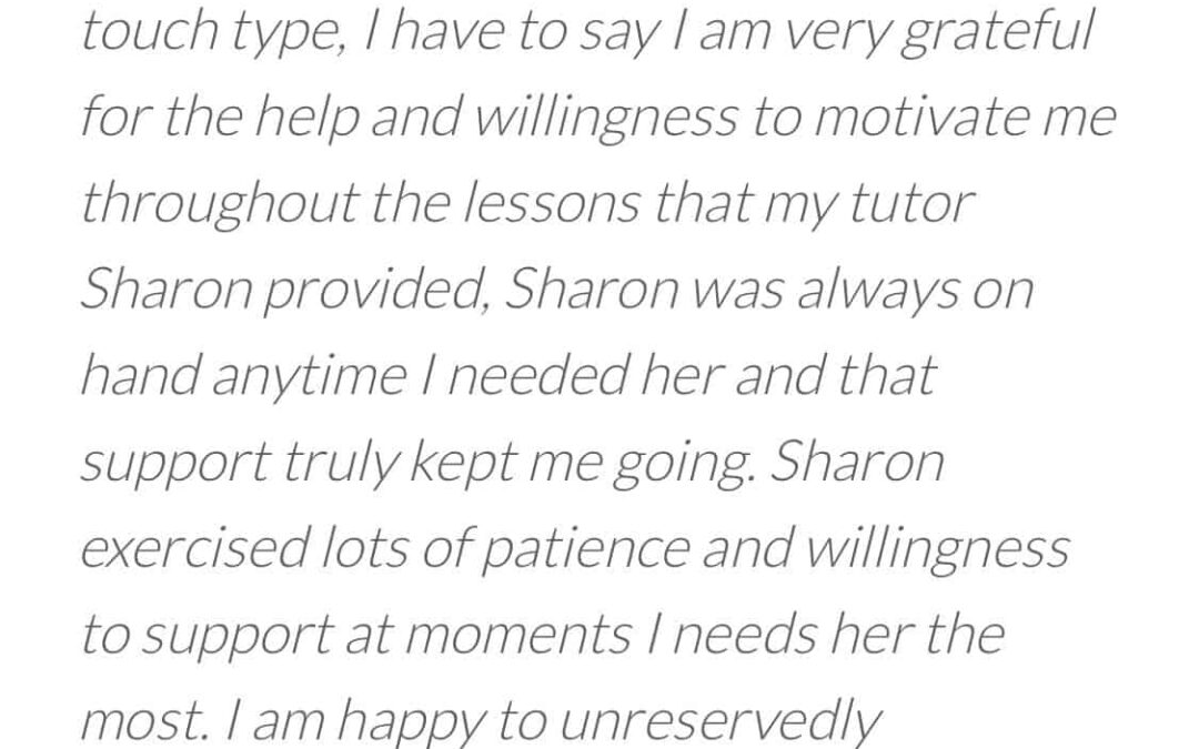 Grown ups can learn touch typing too!