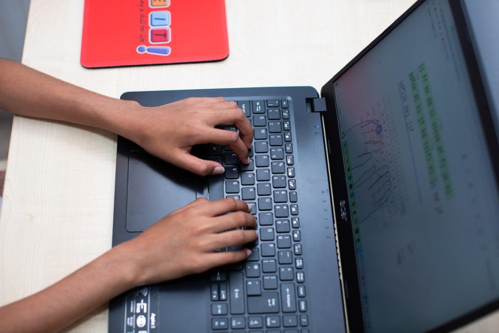 touch typing for children with dyslexia